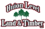 Union Level Land & Timber LLC logo featuring the company name in bold text with an image of three trees in the center.